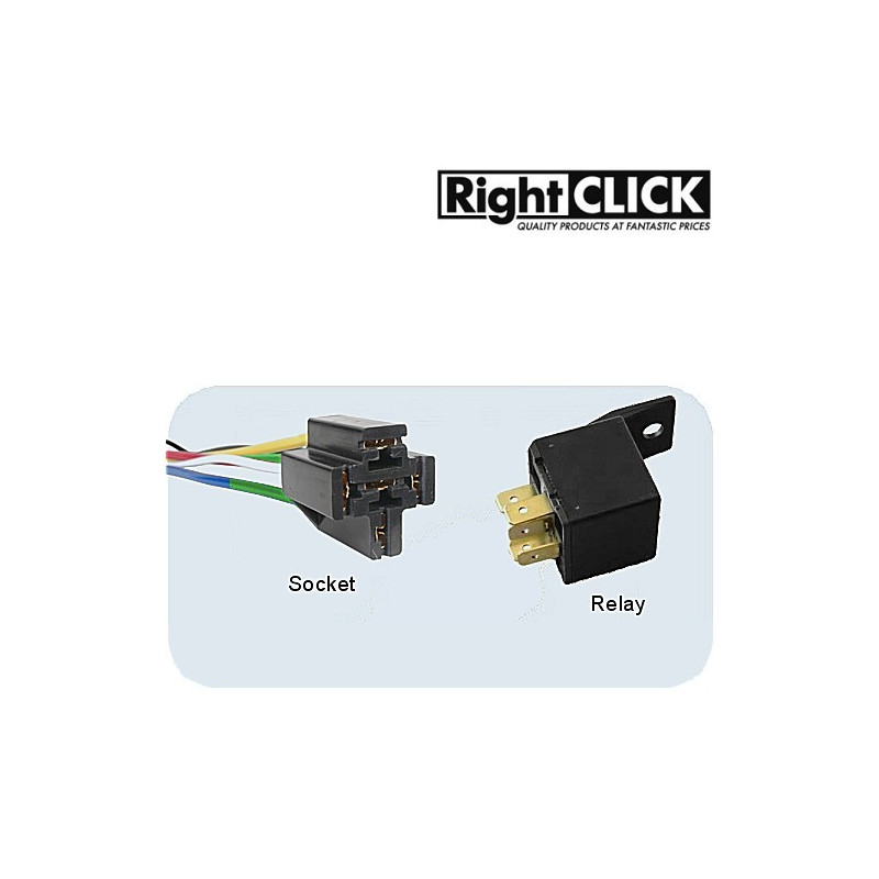 12V 30/40Amp 5 Pin Immobiliser Relay & Socket SPCO30/40A