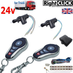 24V FOR TRUCK 2 Door Central Locking Kit Remote Keyless 24V-CLR449-2D