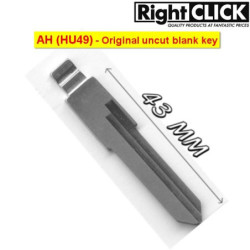 VW Audi Porsche Seat Remote Flip Blade / Key Blank AH (HU49)