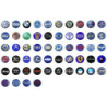 2 PCS x Replacement 14MM Car Key Sticker/Fob Emblem Badge Assorted Makes