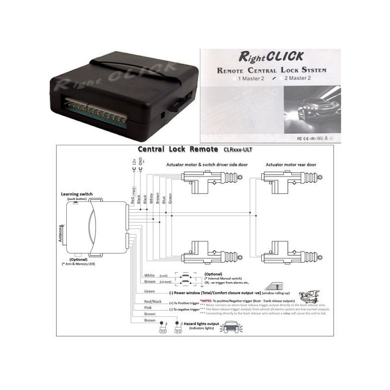 Replacement For Central Locking Mainunit-CLRxxx-ULT