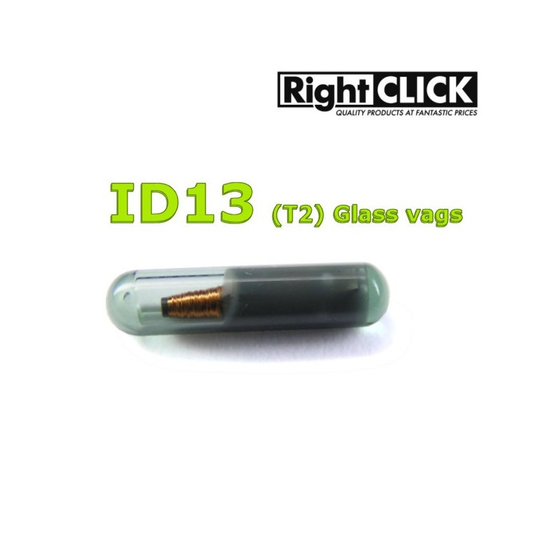 ID13 (T2) Glass VAGS Transponder Chip for Honda, Fiat, Audi, Skoda, VW