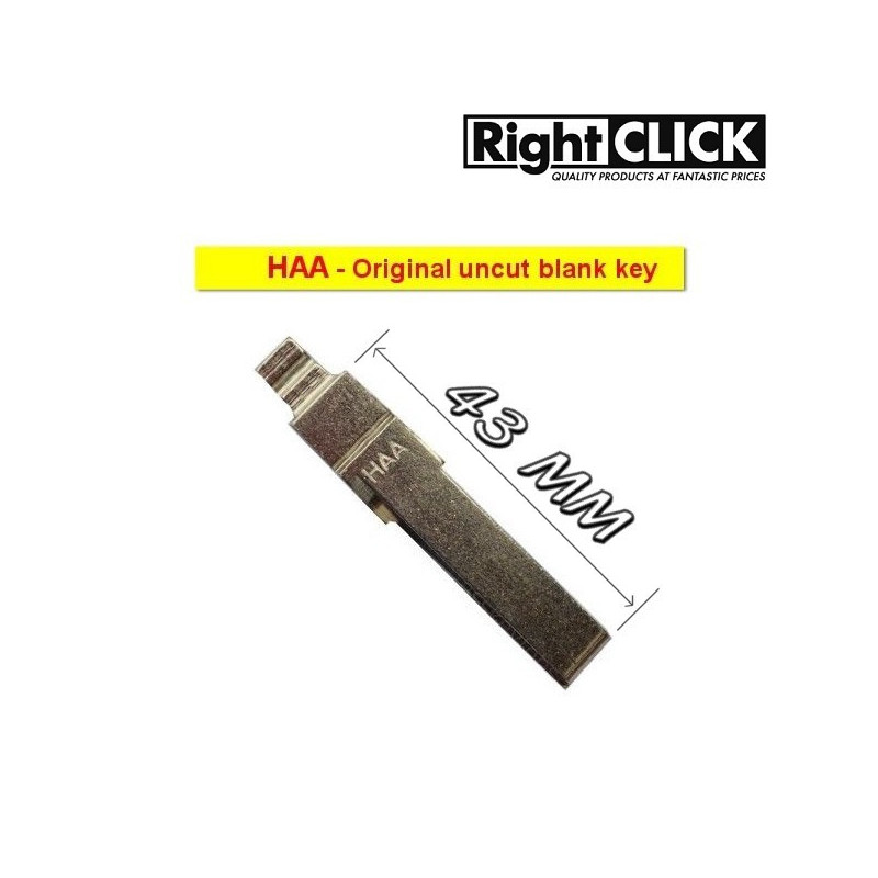 VW Audi Seat Skoda Ford Remote Flip Blade / Key Blank HAA (HU66)