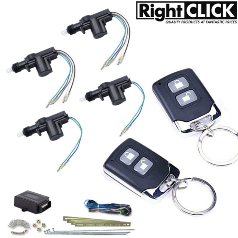 4 Door Central Locking Kit Remote Keyless  4D-CLR007R287
