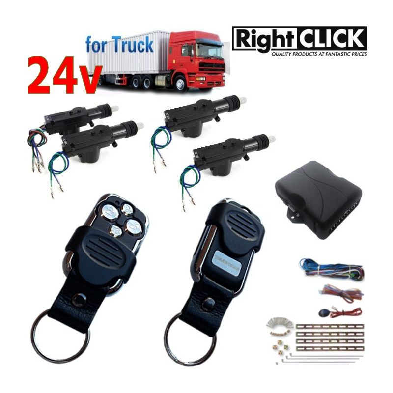 24V-CLR655-4D 24V FOR TRUCK 4 Door Central Locking Kit Remote Keyless