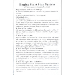 Engine Start Stop System ESSS-ES01
