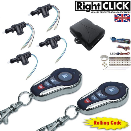 4 Door Central Locking Kit Remote Keyless / Immobilizer / alarm CLR449-4D
