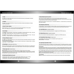 24V FOR TRUCK 4 Door Central Locking Kit Remote Keyless "TOP QUALITY"  24V-CLR851-4D