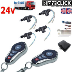 24V FOR TRUCK 4 Door Central Locking Kit Remote Keyless 24V-CLR449-4D