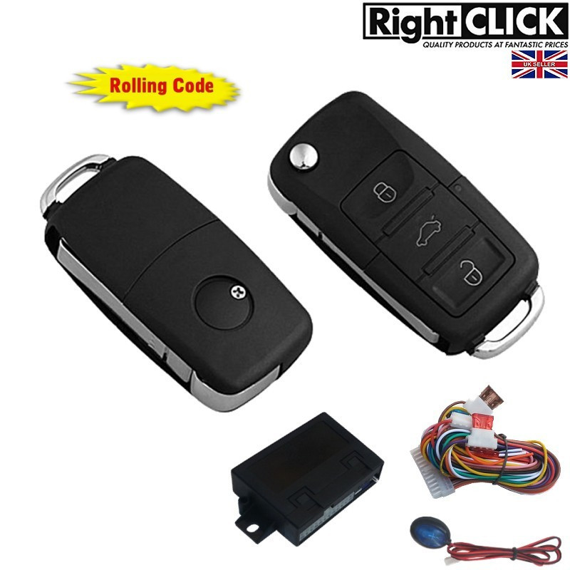Remote Keyless For Car Central Lock UPGRADABLE TO ALARM VW POLO AUDI BMW etc, "TOP QUALITY" KE851HC-UPG