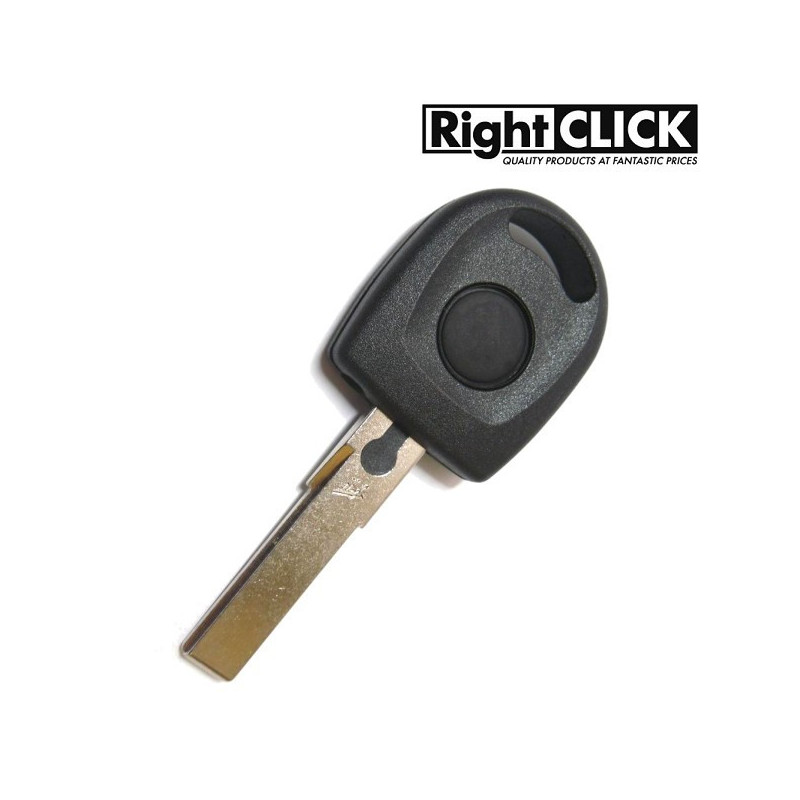 VW Passat Audi Seat Skoda Ford Transponder key shell with HAA