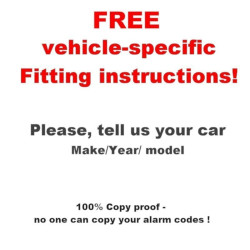 Remote Keyless For Car Central Lock UPGRADABLE TO ALARM "HIGH QUALITY" KE287HC-UPG