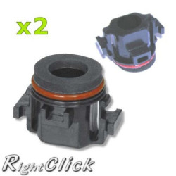 2x BMW E39 H7 HID Bulb Holders Base Adaptors (PAIR-N38)