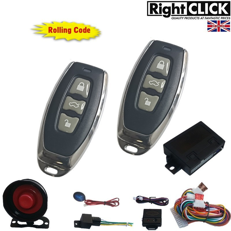 Car Alarm Remote Central Lock Immobiliser "HIGH QUALITY" AL698HC-3BTN