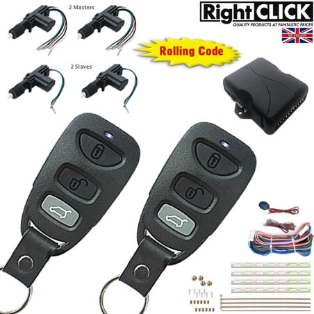 4 Door Central Locking Kit Remote Keyless "HIGH QUALITY"  4D-CLR788HC